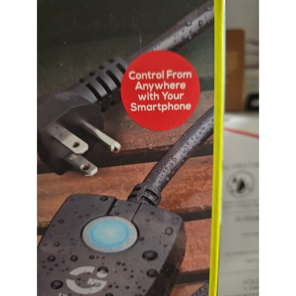 SmartGear WIFI SMART PLUG Indoor/ Outdoor NEW IN BOX-Water RESISTENT - Picture 2 of 8